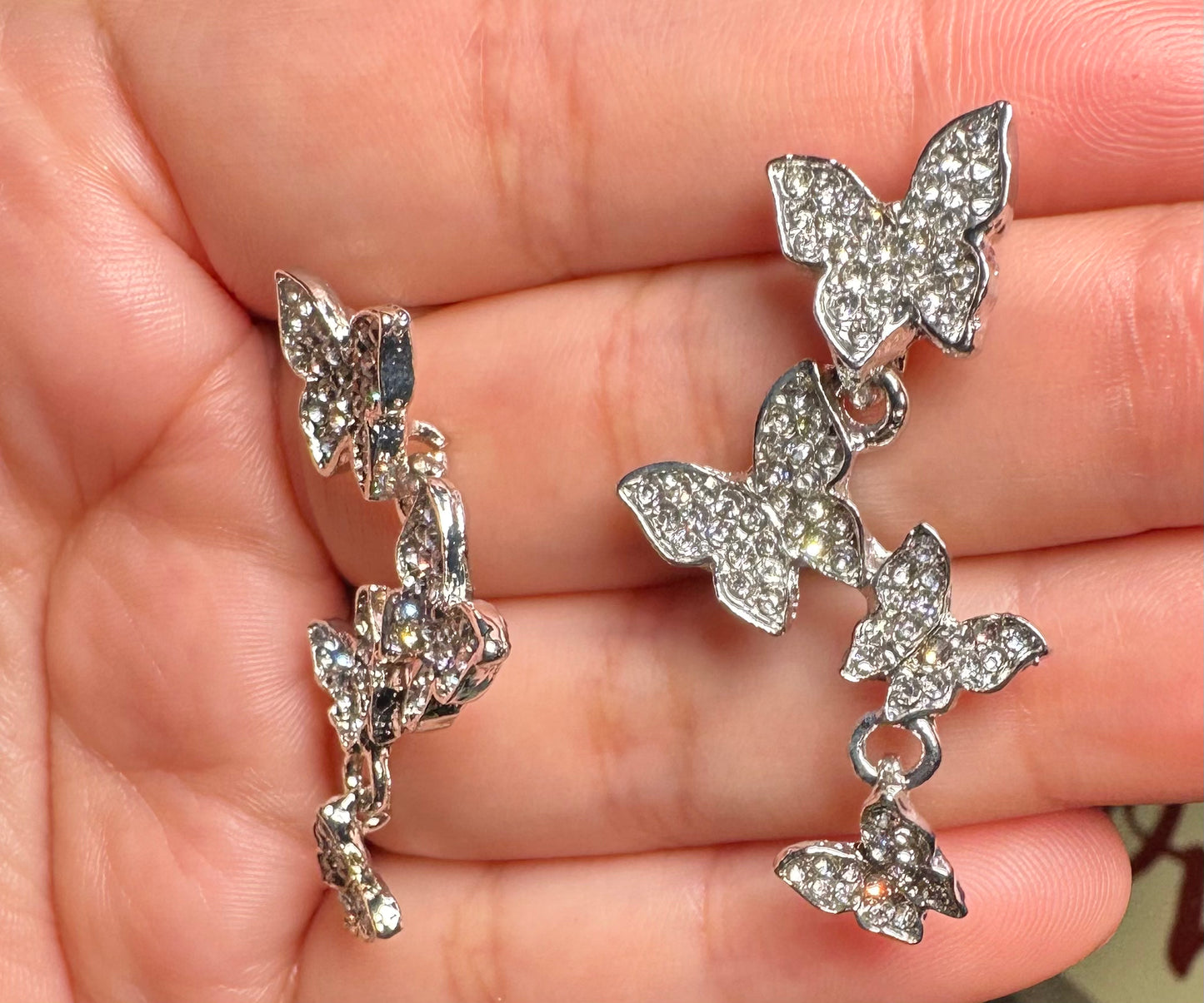BUTTERFLY DANGLE EARRINGS