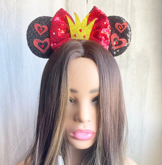 QUEEN OF HEARTS EARS